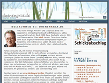 Tablet Screenshot of duenengras.de